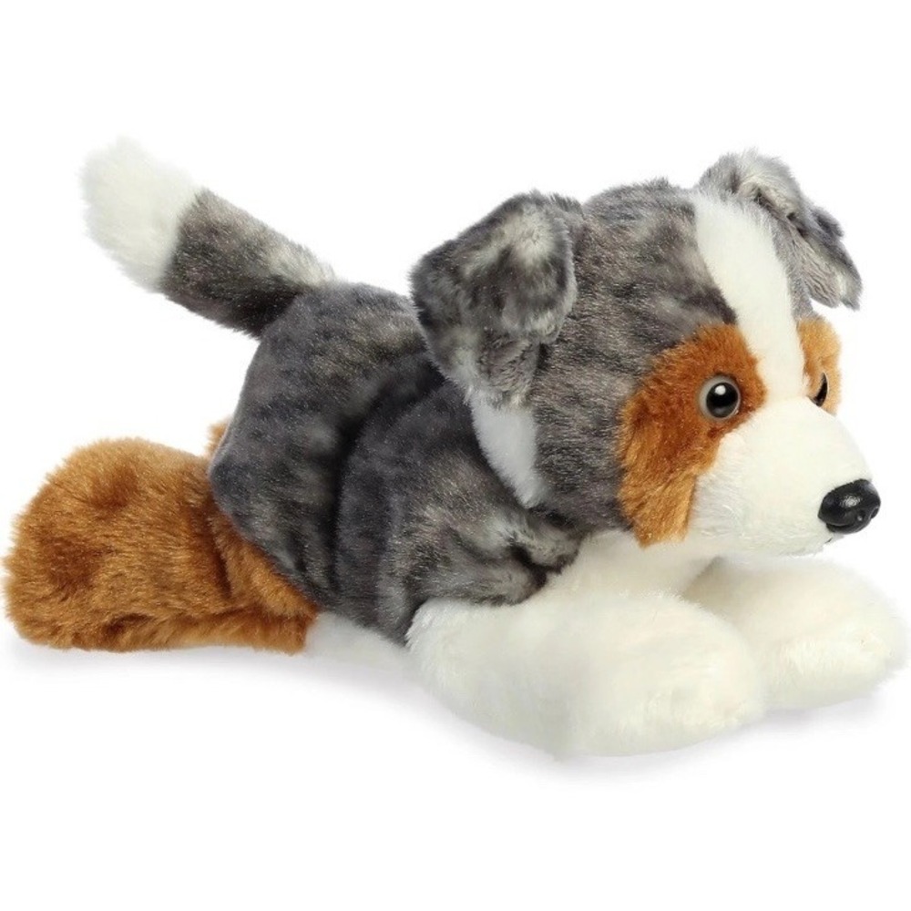 Aurora‎ Flopsie Arlo Australian Shepherd Baby Toddler Plush 12" Stuffed Animal